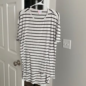 LulaRoe striped Irma top